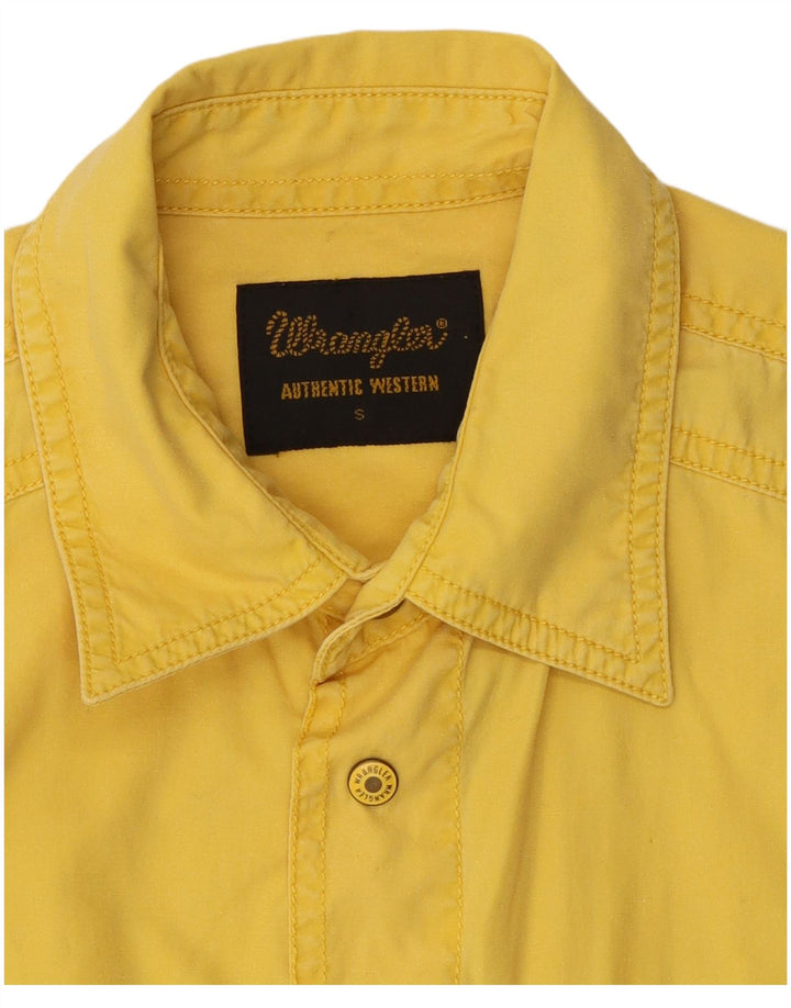 Wrangler muška majica kratkih rukava Mala žuta pamučna