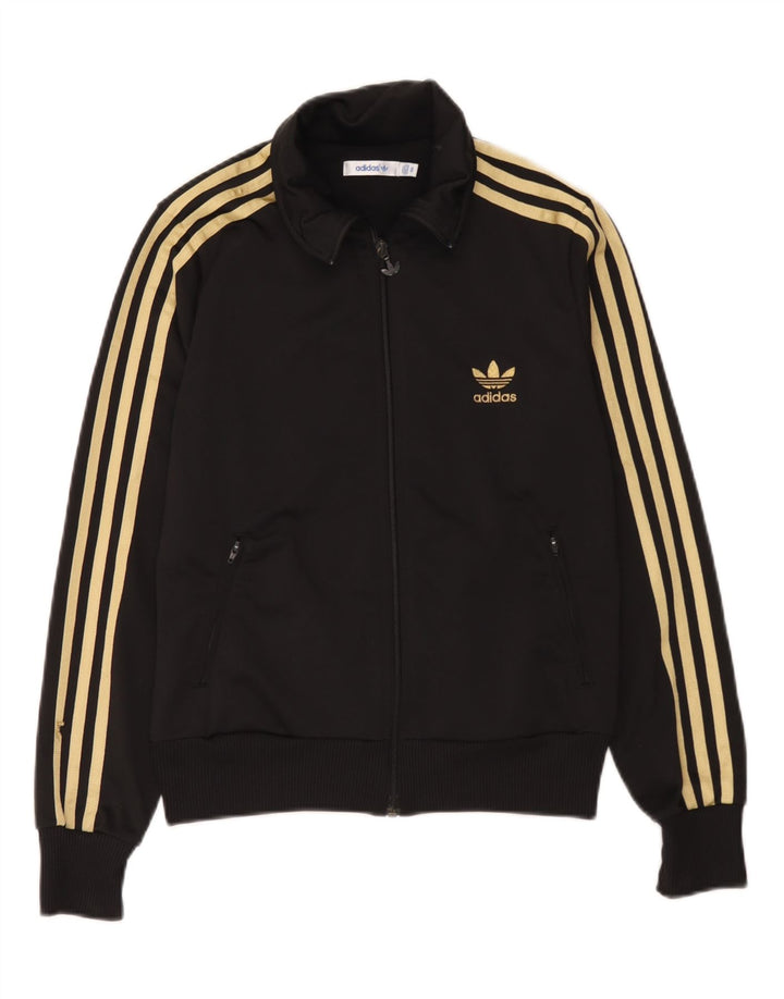 Adidas ženska gornja jakna trenirke s grafičkim motivima EU 40, srednji crni poliester