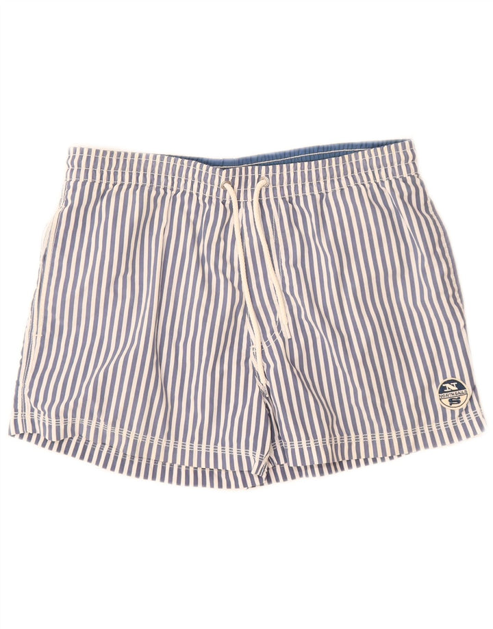 North Sails muške kratke hlače za plivanje srednje plave pruge od poliamida