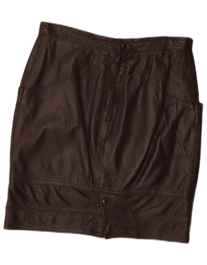 Conbipel ženska kožna suknja IT 46 velika W30 smeđa koža