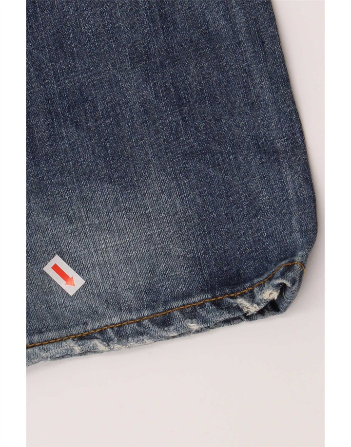 Lee Mens Knox isprekidane ravne traperice W38 L32 plavi pamuk
