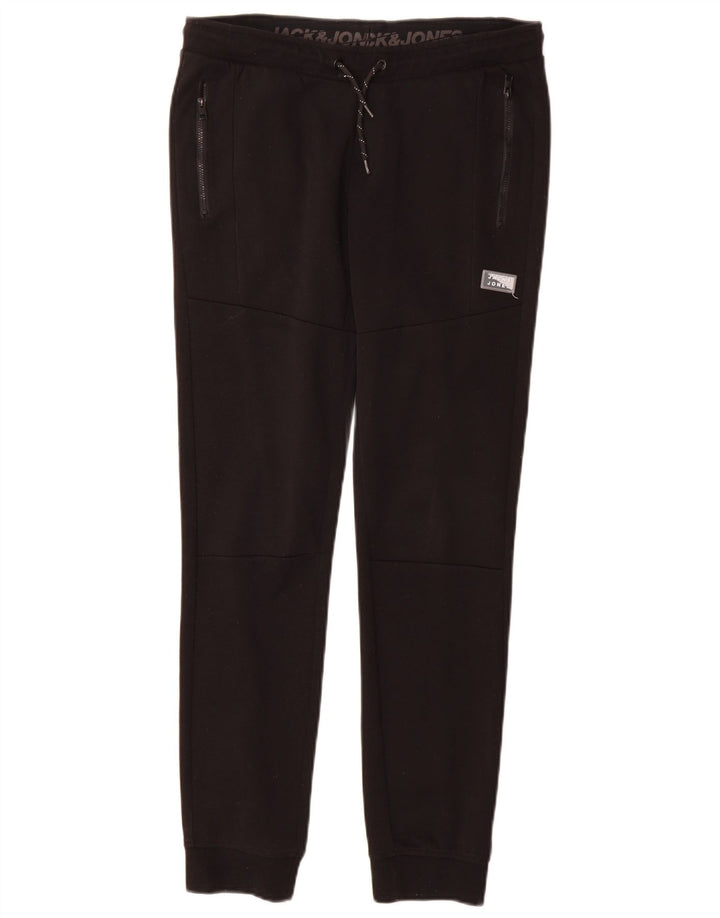 Jack & Jones Boys Trenirka Hlače Joggers 13-14 godina crni poliester