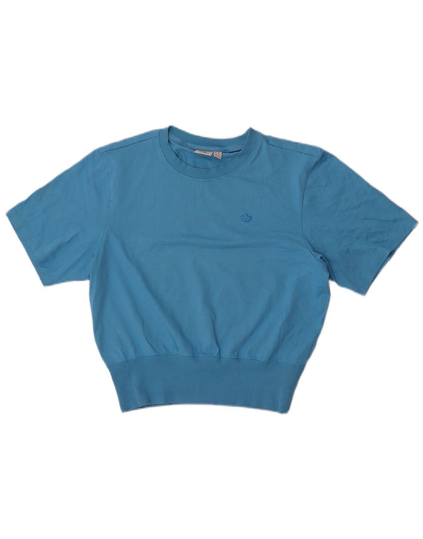 Adidas ženska majica kratkih rukava prekomjerne veličine UK 10 Small Blue