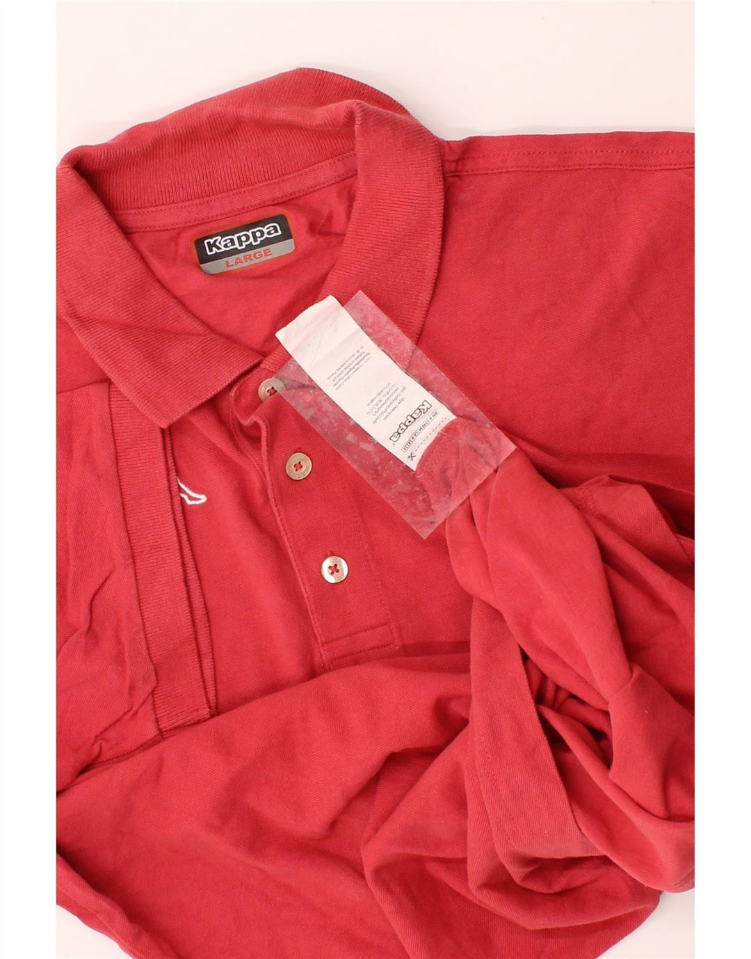 KAPPA Mens Polo Shirt Large Pink Cotton Vintage Kappa and Second-Hand Kappa from Messina Hembry 