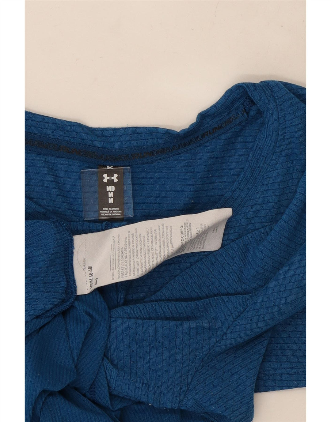 UNDER ARMOUR Ženska majica kratkih rukava UK 14 srednje plavi poliester