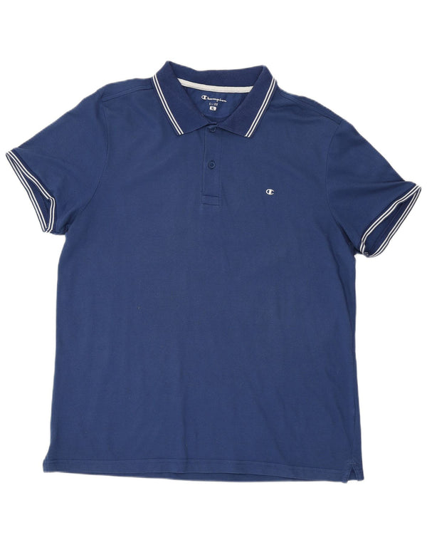 CHAMPION Muška polo majica Easy Fit XL plava