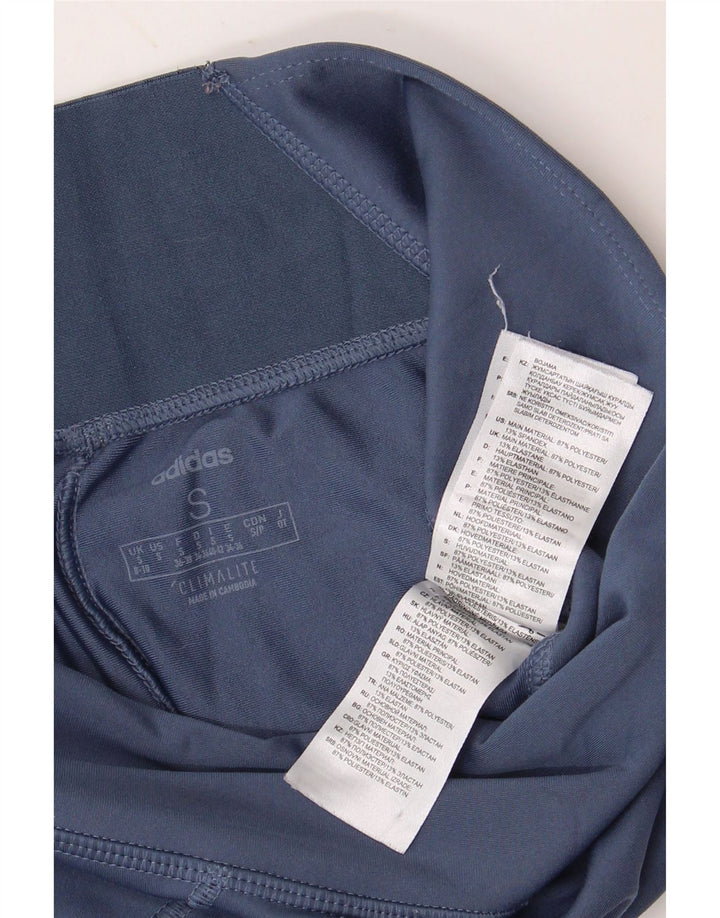 ADIDAS ženske tajice Climalite UK 8/10 male plave poliesterske