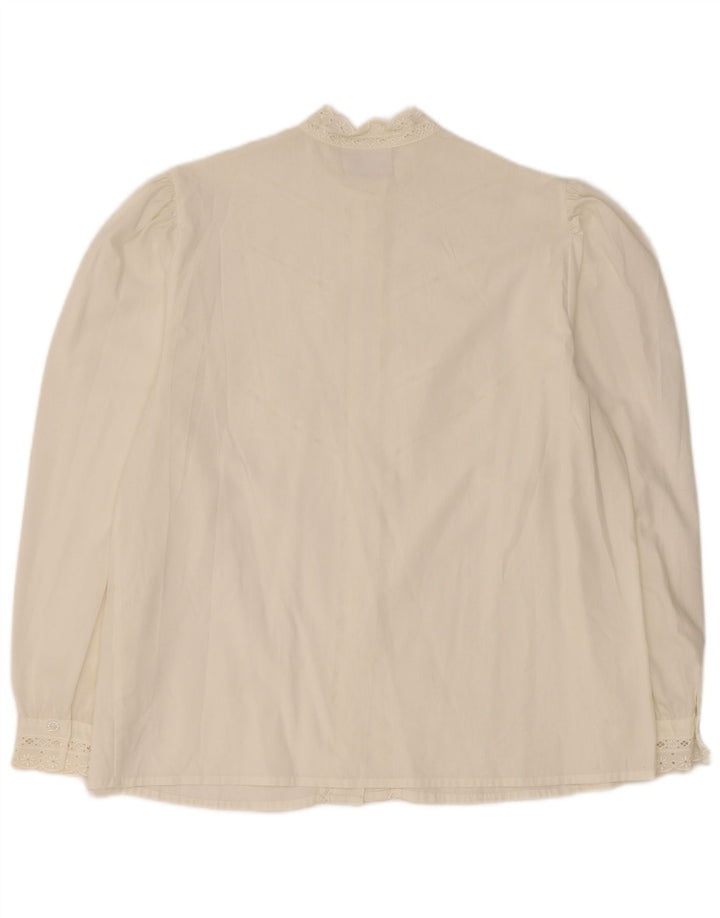 MEICO ženska košulja bluza EU 44 XL bijela cvjetna