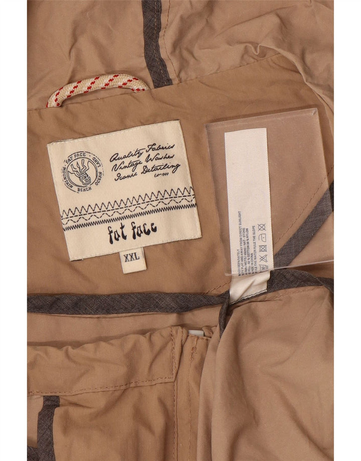 FAT FACE muška vjetrovka s kapuljačom UK 44 2XL bež pamuk