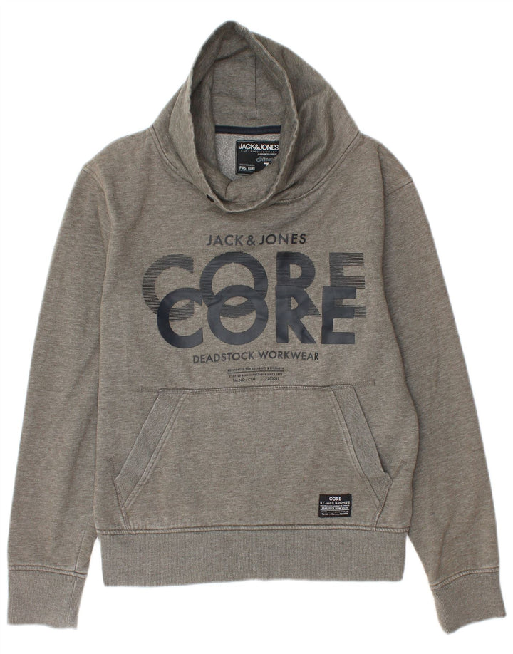 Jack & Jones muška majica s grafičkim motivima, mali sivi flekasti pamuk