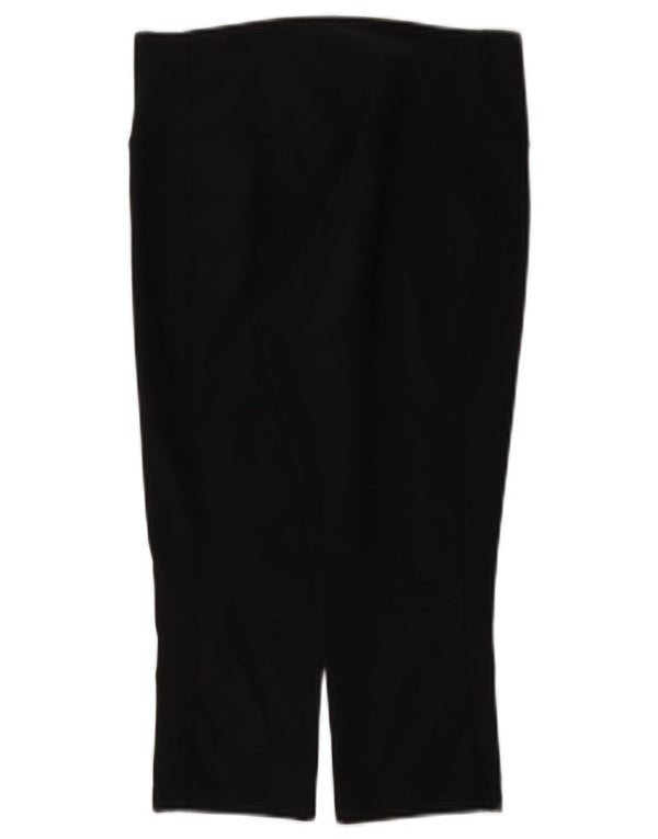 Nike ženske Dri Fit Capri tajice UK 8 male crne poliesterske