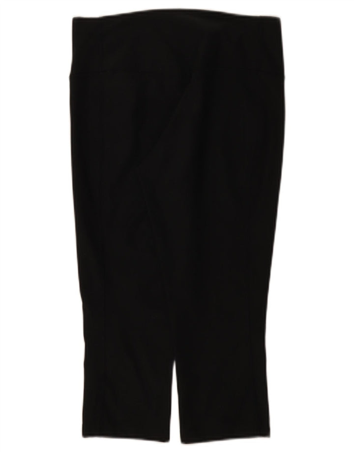 Nike ženske Dri Fit Capri tajice UK 8 male crne poliesterske