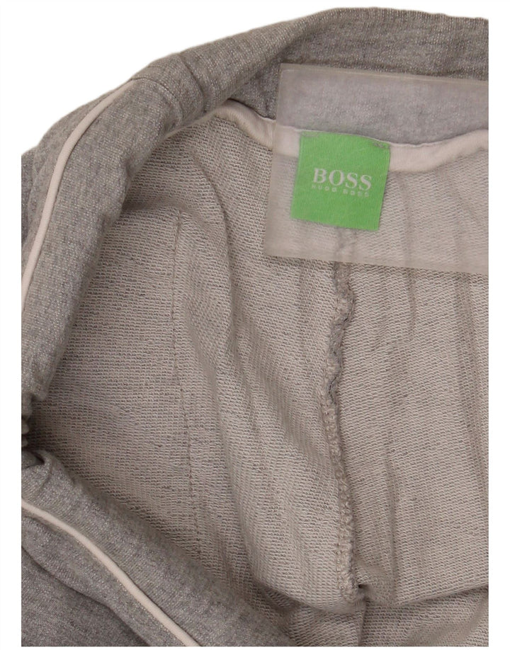 Hugo Boss muške trenirke srednje sive pamučne hlače