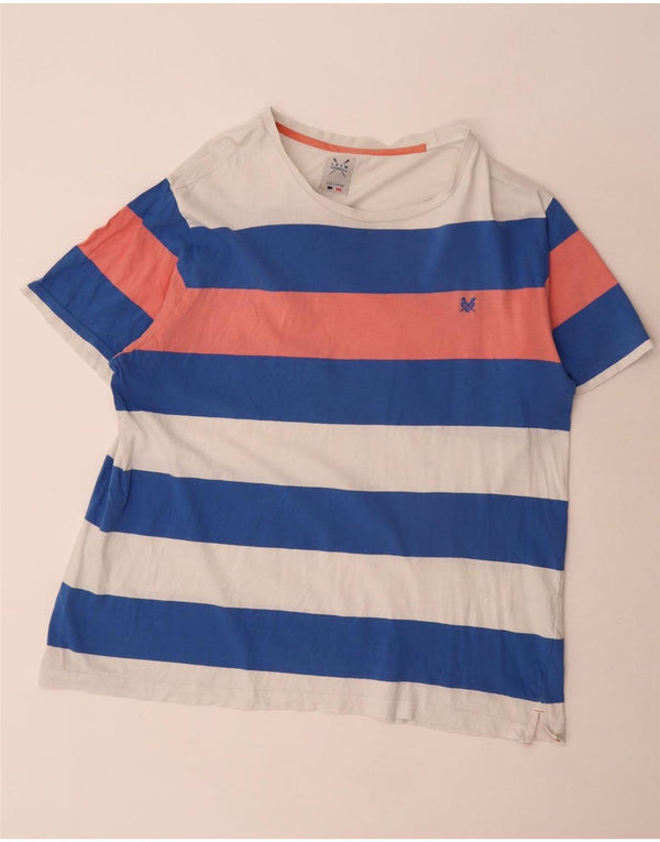 Crew Clothing Muška majica kratkih rukava 3XL pamuk na raznobojne pruge