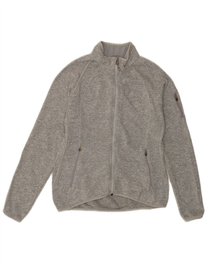 Eddie Bauer ženska gornja jakna trenirke UK 14 srednje sivi poliester