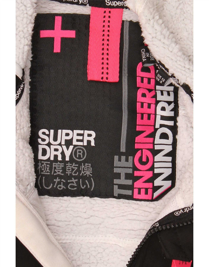 Superdry ženska jakna vjetrovka s kapuljačom UK 12 srednje crna