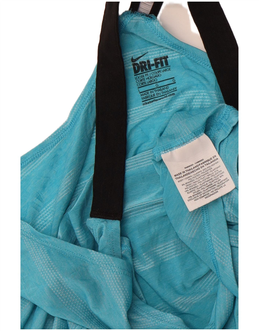 NIKE Ženski prsluk UK 16 Veliki sport na plave pruge od poliestera