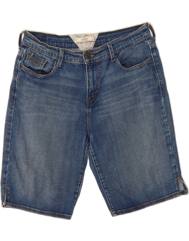 LEVI'S Womens Denim Shorts US 8 Medium W32 Navy Blue Cotton Vintage Levi's and Second-Hand Levi's from Messina Hembry 