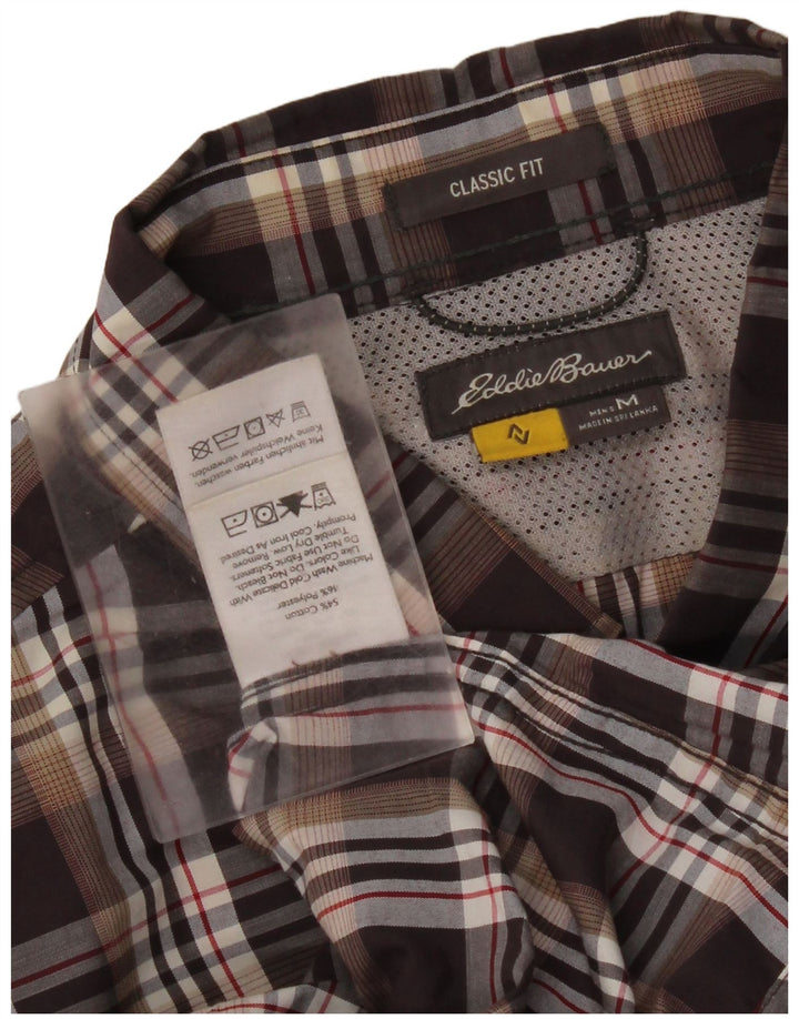 Eddie Bauer muška klasična košulja srednje smeđeg kariranog pamuka