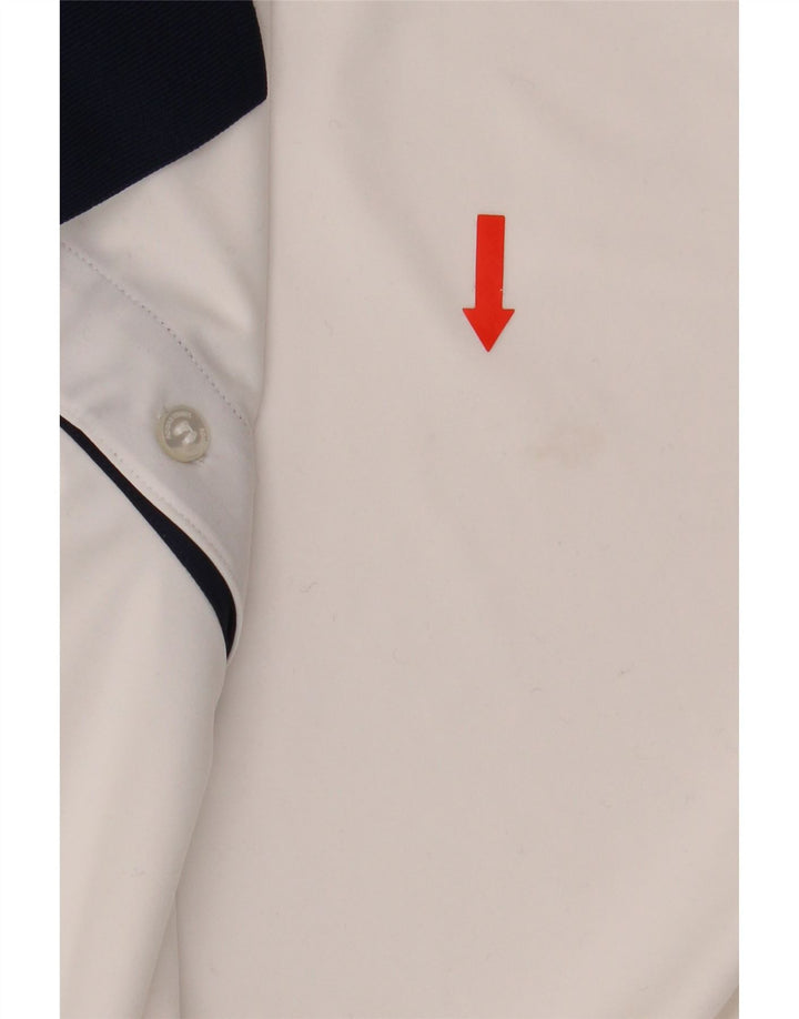 Adidas muška polo majica XL bijeli poliester u boji