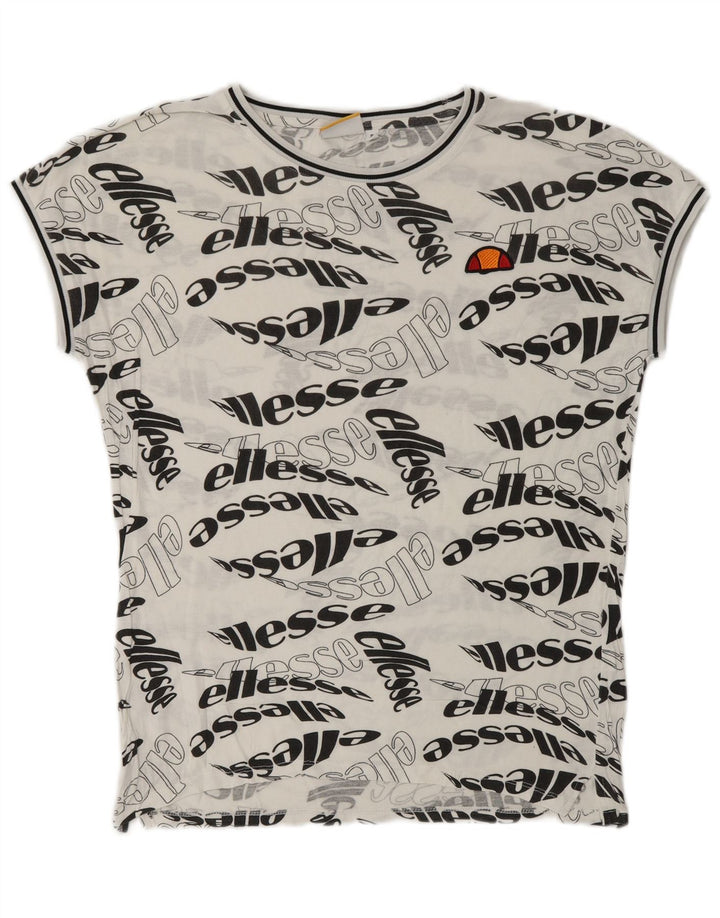 ELLESSE Muška majica kratkih rukava s grafičkim motivima Mala bijela