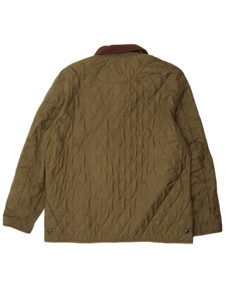 Barbour muška prošivena jakna UK 42 XL kaki boja