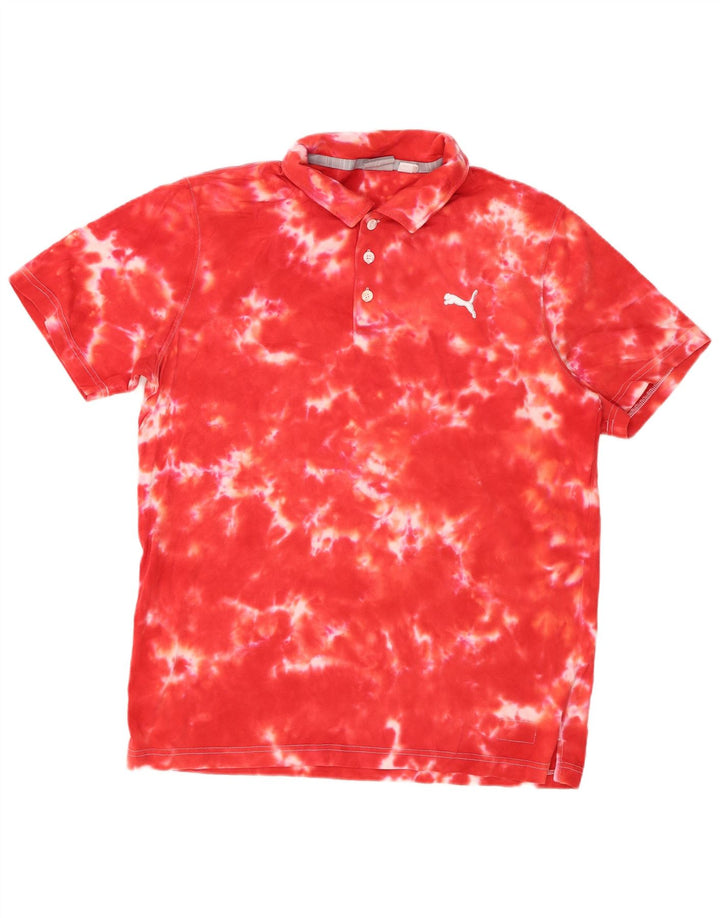 PUMA muška polo majica Large Red Tie Dye