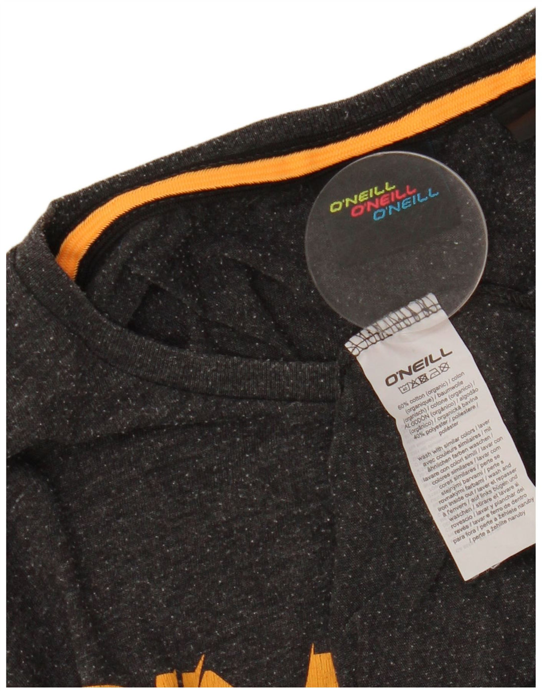 O'NEILL Muška majica kratkih rukava s grafičkim motivima, srednje sivi pamuk