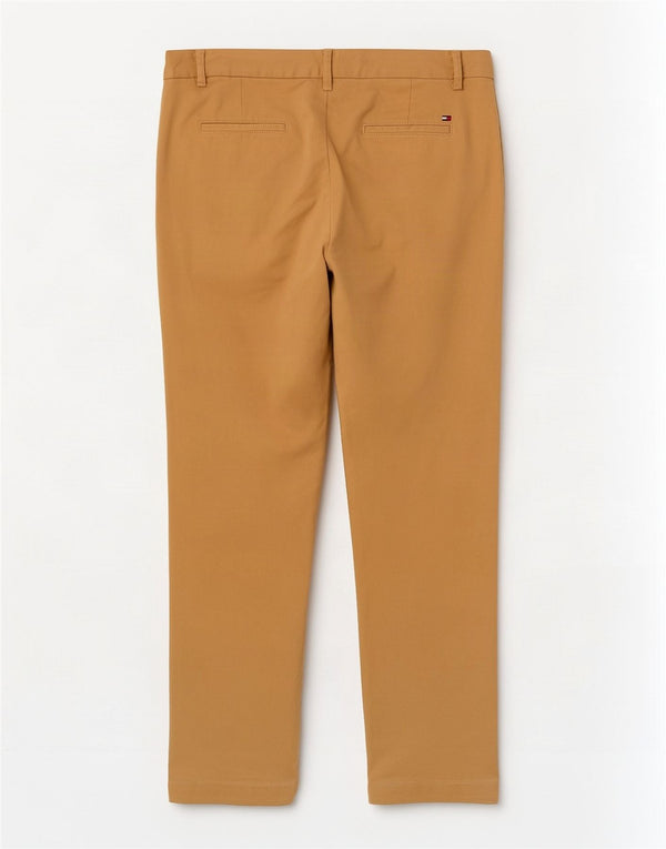 Tommy Hilfiger ženske uske chino hlače US 6 srednje W30 L28 bež pamuk