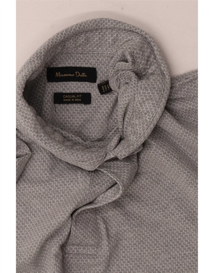 Massimo Dutti muška ležerna polo majica velika siva
