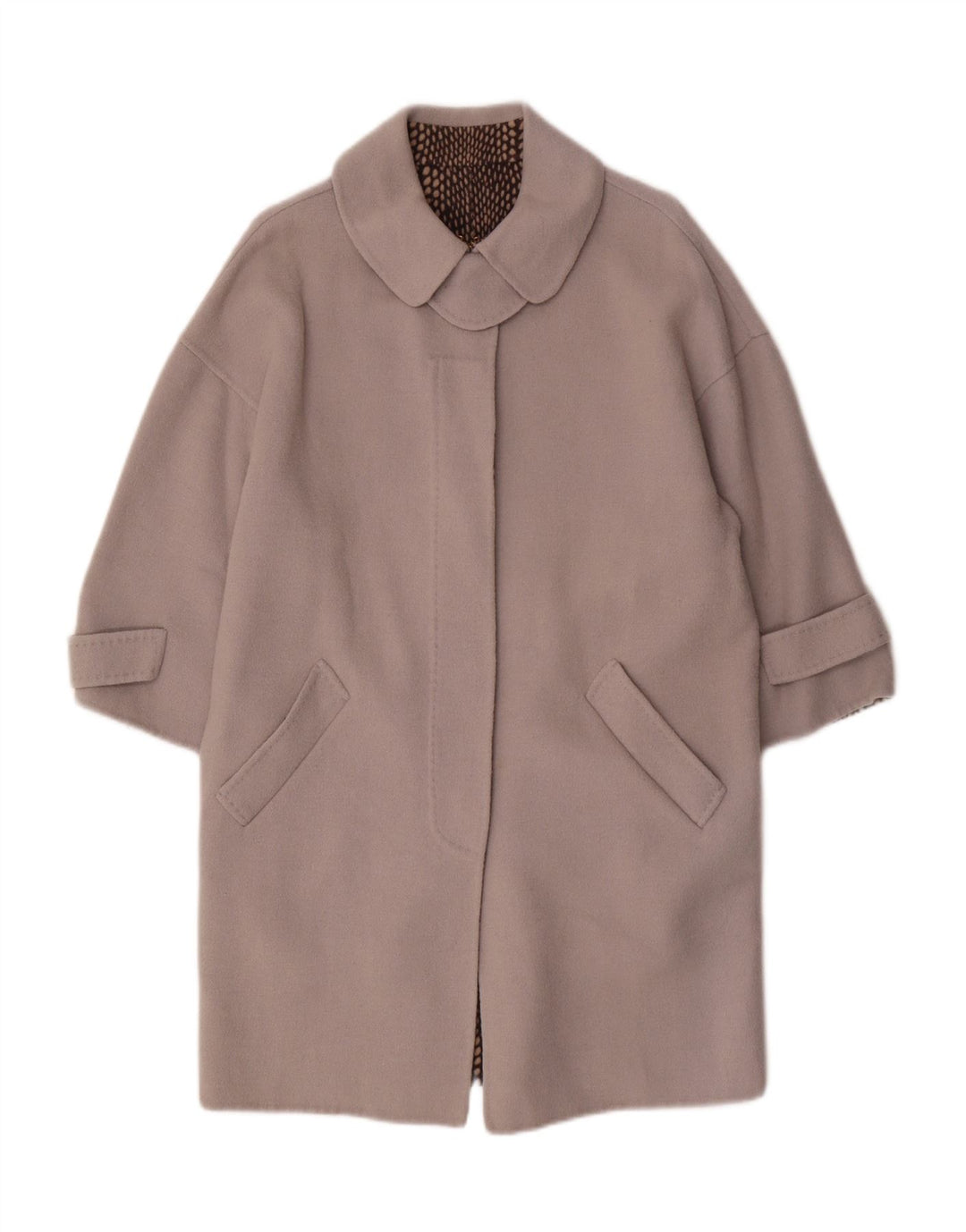 VINTAGE ženski kaput UK 14 veliki sivi