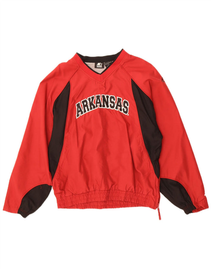 Početni muški grafički pulover i gornja jakna trenirke srednje crvene boje