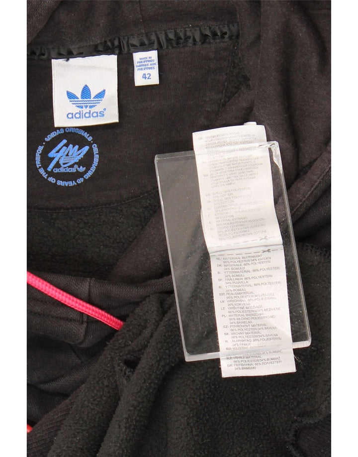 Adidas ženska majica s kapuljačom s kapuljačom EU 42, srednji crni poliester
