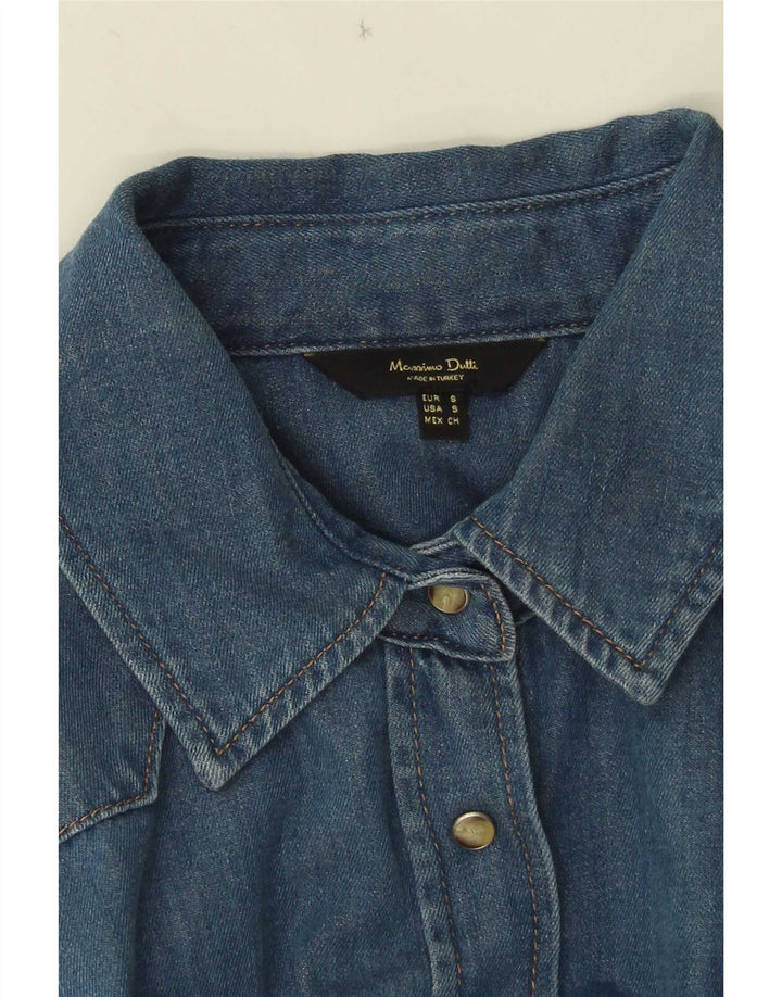 Ženska traper košulja Massimo Dutti UK 10 Small Blue