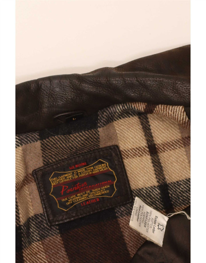 Pointers Muška kožna jakna UK 40 Large Brown