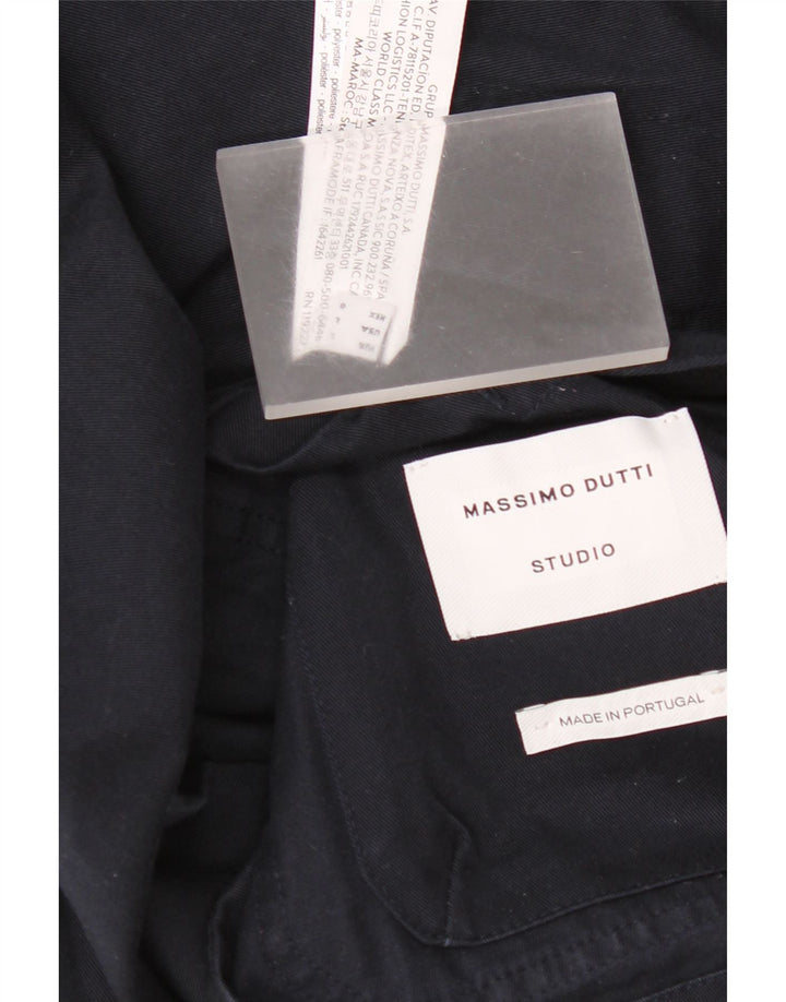 Massimo Dutti muška pomoćna jakna UK 40 Large tamnoplavi pamuk