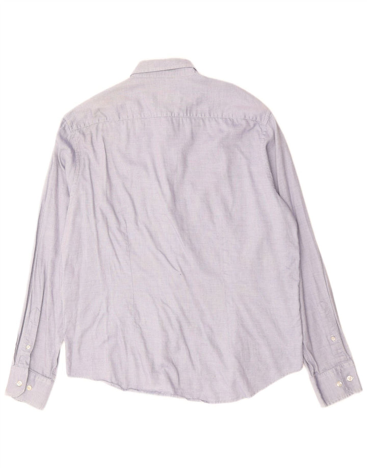 FRED PERRY Muška uska košulja 2XL plavi pamuk