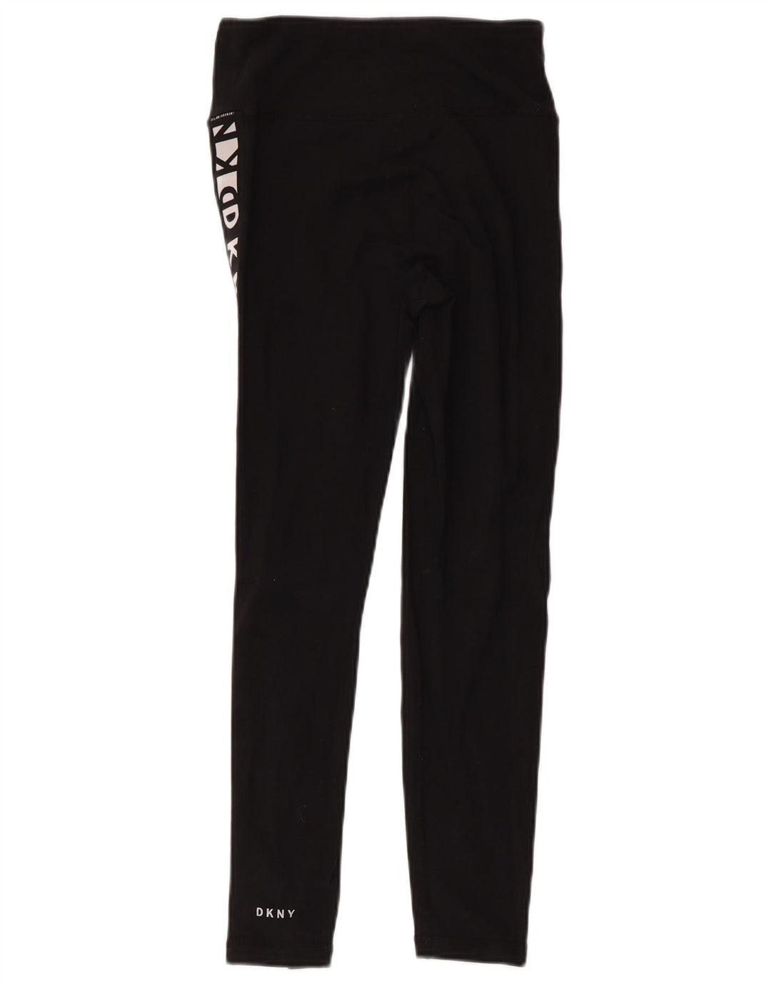 Dkny ženske grafičke tajice UK 4 XS crni pamuk