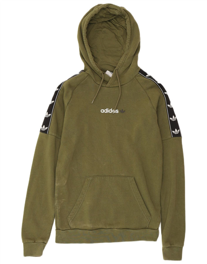 ADIDAS muška majica s kapuljačom s kapuljačom s kapuljačom XS, kaki, pamuk