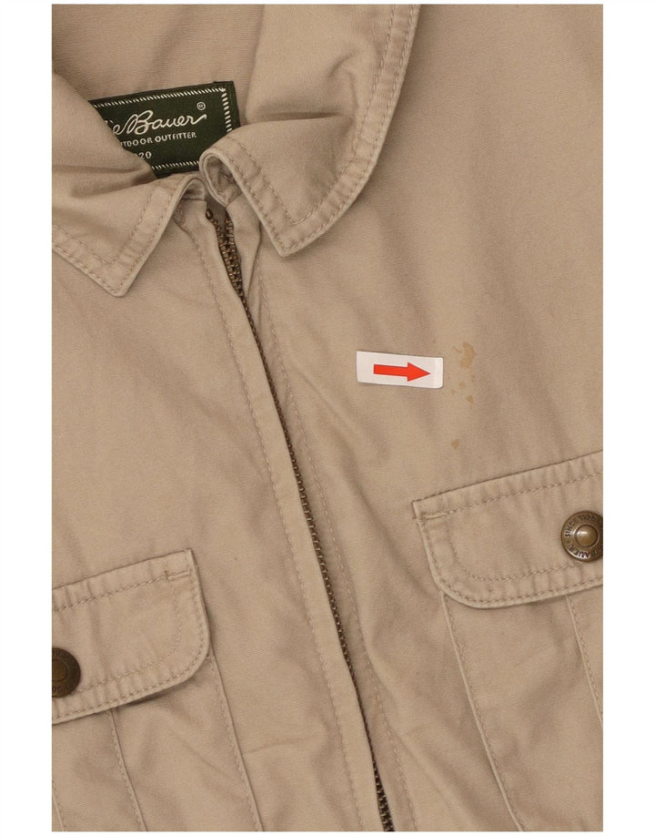 Ženska pomoćna jakna Eddie Bauer UK 12 Srednje bež pamuk