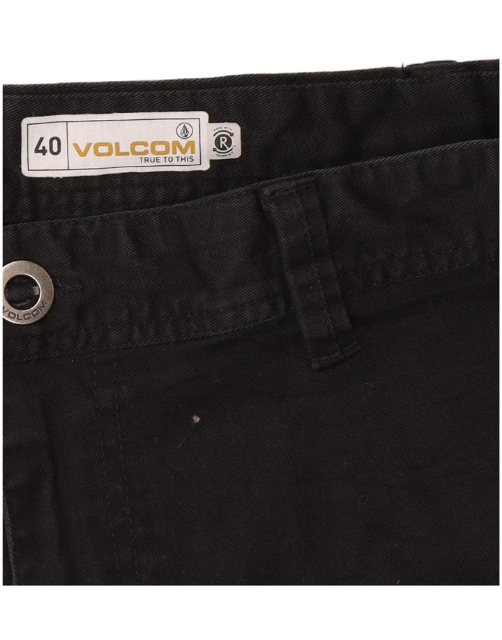 Volcom muške chino kratke hlače W40 XL crni pamuk