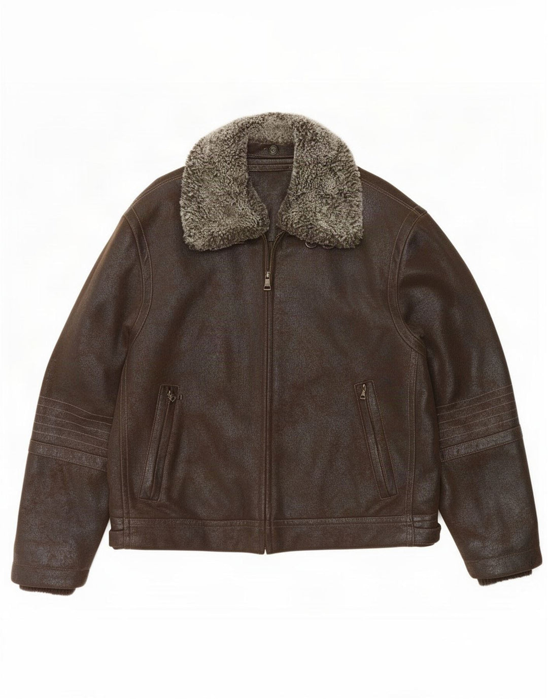 Stones muška bomber jakna UK 42 XL smeđi poliester