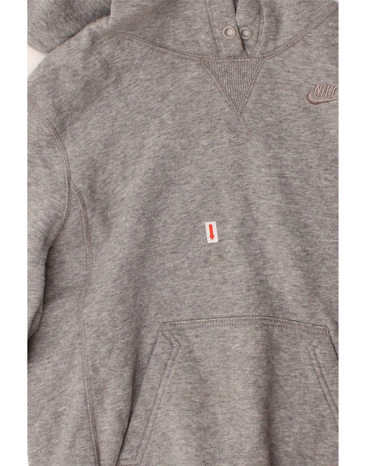 NIKE Womens Hoodie Jumper US 4/6 Small Grey Cotton Vintage Nike and Second-Hand Nike from Messina Hembry 