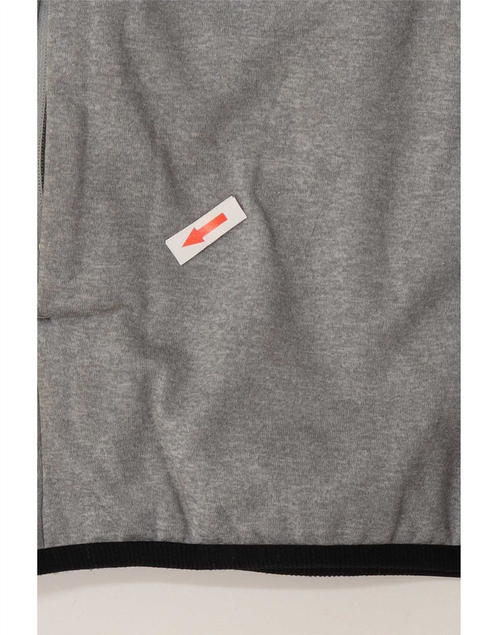 Adidas muška majica s izrezom i puloverom 2XL sivi poliester