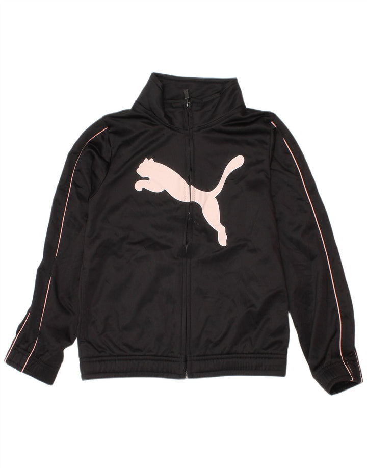Puma Girls Graphic Gornja jakna trenirke 5-6 godina crna
