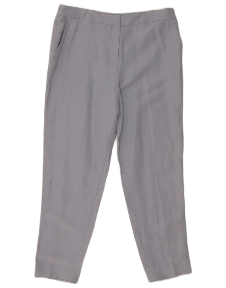 HOBBS Ženske sužene chino hlače visokog struka UK 14 Large W34 L28 Plave