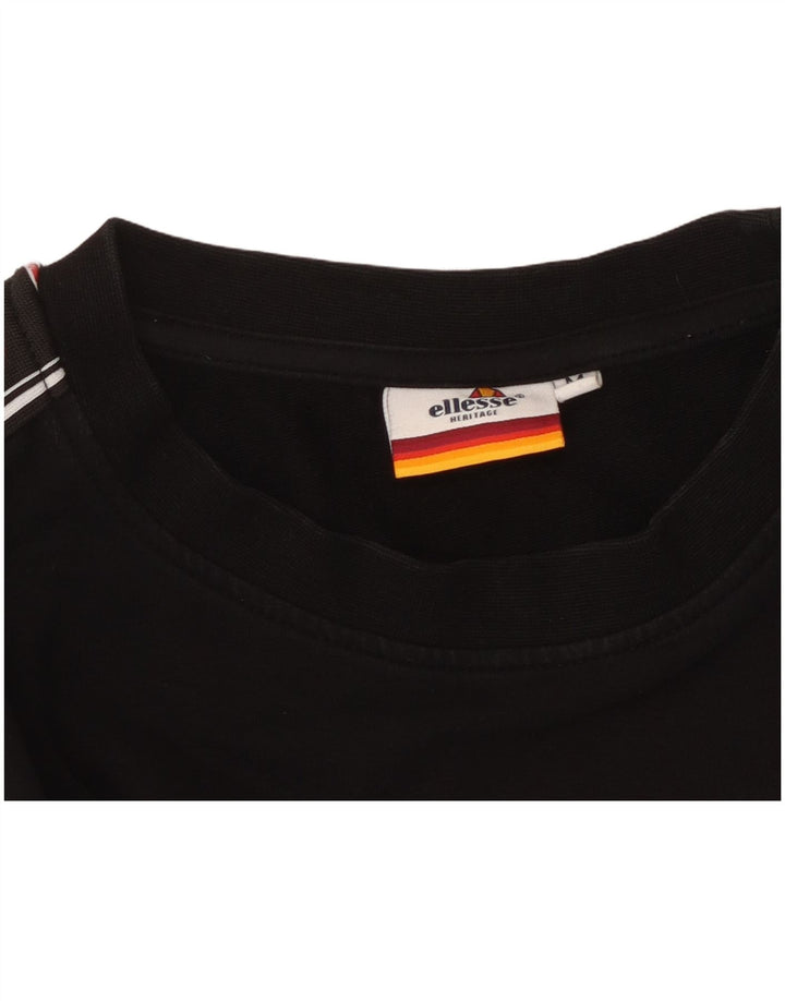 ELLESSE Ženska majica s motivima Heritage UK 14 srednje crna