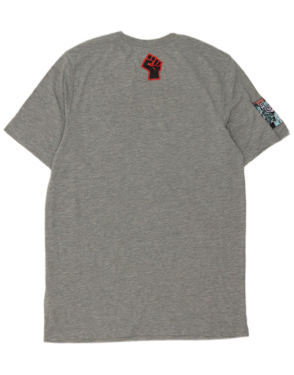 Nike Dri Fit Graphic majica kratkih rukava Srednje sivi poliester