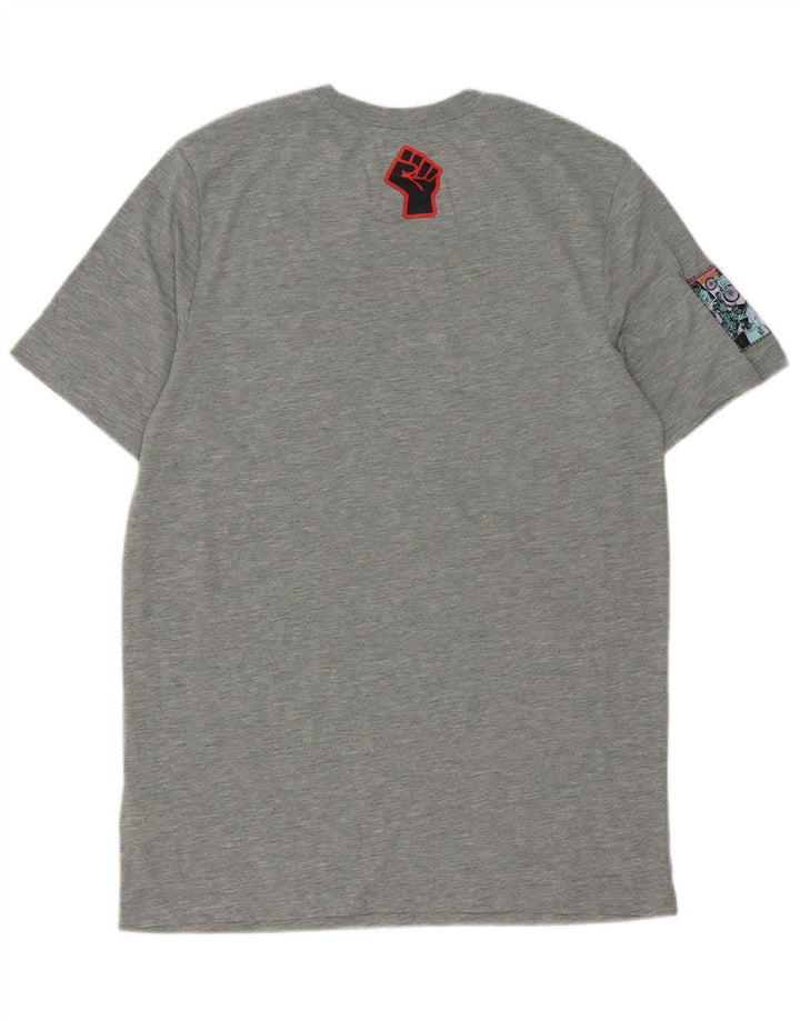 Nike Dri Fit Graphic majica kratkih rukava Srednje sivi poliester