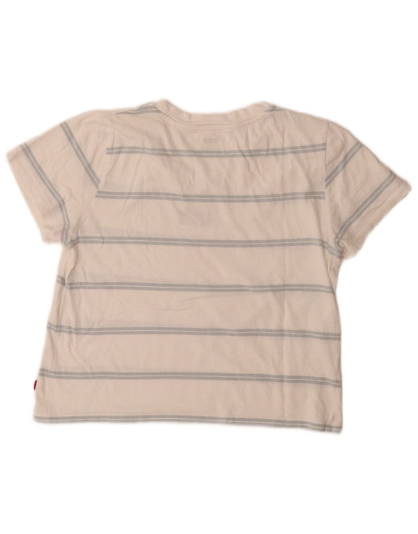 Levi's majica kratkih rukava s grafičkim motivima, UK 10, male bijele pruge